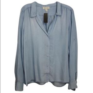 Cloth&Stone chambray blouse